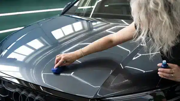 Zertifizierte Keramikversiegelung und Lackschutz für ein Auto in Wien.