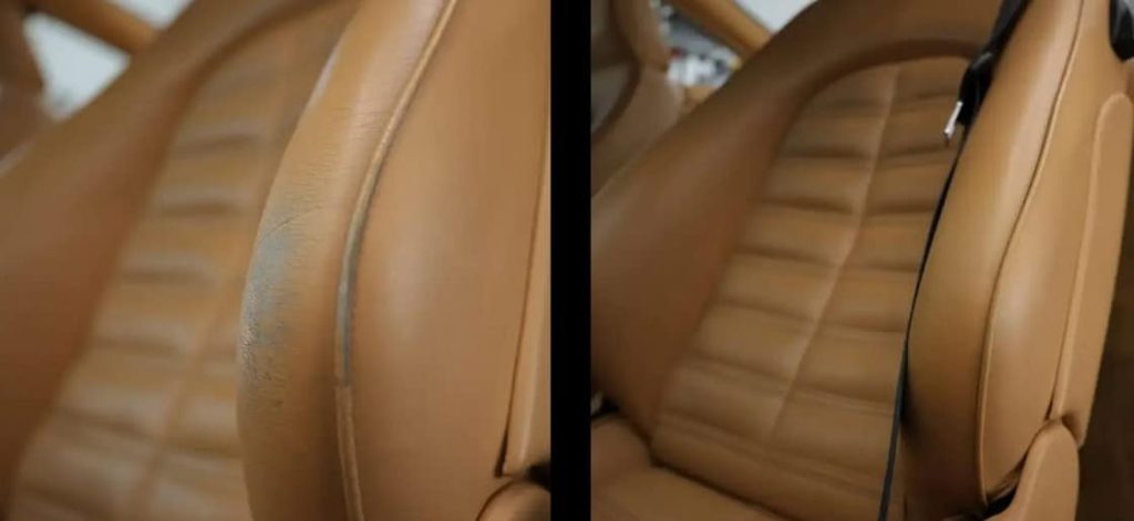 vorher nachher lederpflege